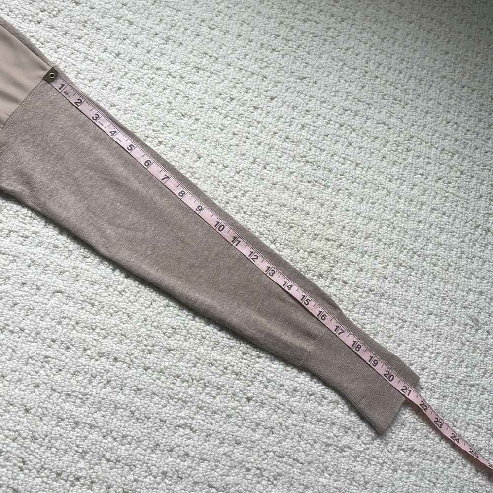 Ralph Lauren LRL Farheen Twill Front Sweater Dress in Hayfield Size Small - Picture 12 of 13